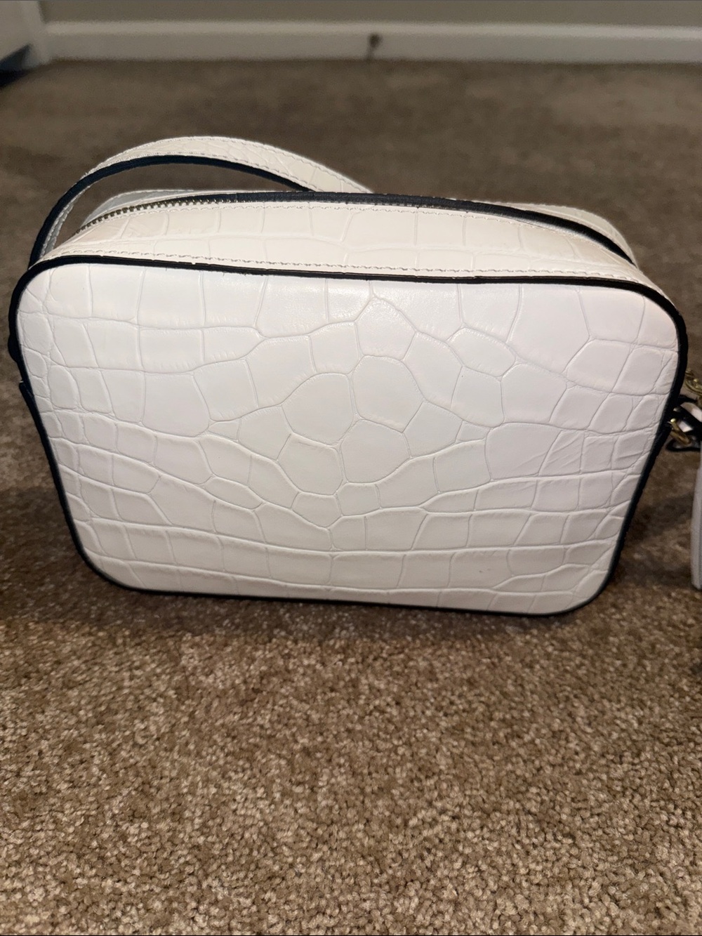 Valentino Babette Croc Leather Crossbody Bag NWT - Picture 7 of 11